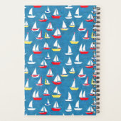 帆船パターン プランナー手帳 (裏面)