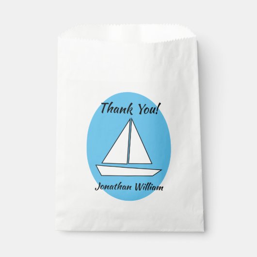 帆船パーティー フェイバーバッグ (正面)