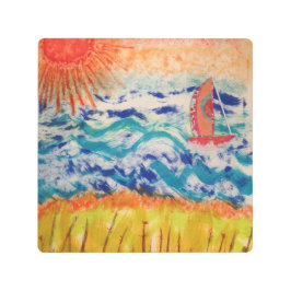 帆船ビッグサン メタルプリント