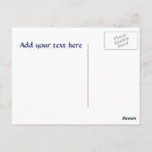 帆船ポストカード ポストカード (裏面)