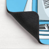 帆船マンガイラストレーション マウスパッド (コーナー)