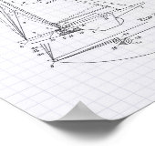 帆船リギング1921特許アート – 並んだピーパー ポスター (角)