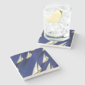 帆船レガッタバイスキーウェルド ストーンコースター (横)