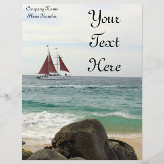 帆船レターヘッド