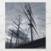 帆船ワインラベル ワインラベル (シングルラベル)