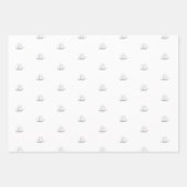 帆船ヴィンテージ帆船 ラッピングペーパーシート (正面2)