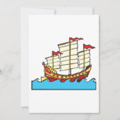 帆船中国の招待状 招待状 (正面)