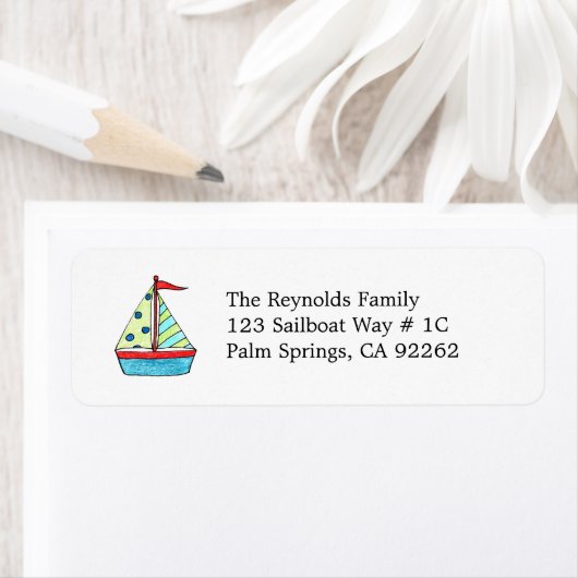 帆船住所 シール (インサイチュ)