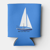 帆船保釈船員おもしろいクーラーボックス 缶クーラー (正面)