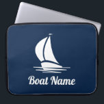 帆船名航海のネオプレン ラップトップスリーブ<br><div class="desc">帆船航海の名ネオプレンラップトップスリーブ。独自のカバースタイリッシュプリントを作成自分の名前、引用文、またはおもしろいことわざを追加する。クール誕生日プレゼントアイディア。おもしろいコンピュータのアクセサリ。セーラパーソナライズされたー、ボートキャプテン、スキッパー、フィッシャー、ボート愛好家、ヨットオーナー等のギフトアイディア</div>