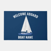 帆船名 ドアマット (正面)
