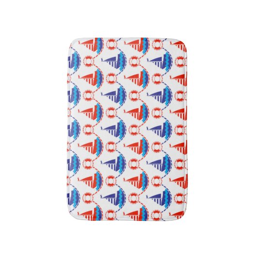 帆船型 バスマット (正面縦)