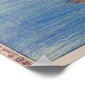 帆船夕日, Sailing Boats Evening Glow, Hiroshi Yoshida ポスター (角)