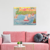 帆船島 キャンバスプリント (インサイチュ (リビング))
