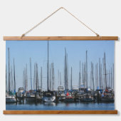 帆船式の写真 吊り下げ型タペストリー (正面)