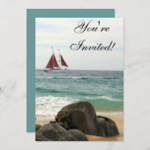 帆船招待状 招待状 (正面/裏面)