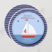 帆船招待状 招待状 (正面/裏面)