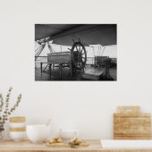 帆船操舵輪 ポスター (キッチン)