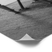 帆船操舵輪 ポスター (角)