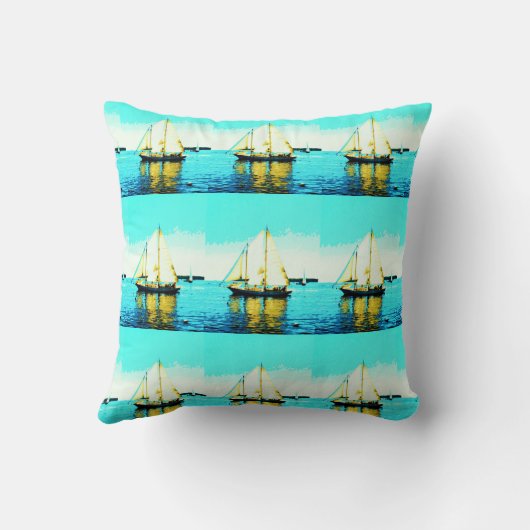 帆船枕 クッション (裏面)