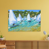 帆船競走 キャンバスプリント (インサイチュ (リビング))