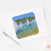 帆船競走 スクエアシール (封筒)