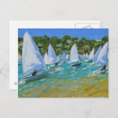 帆船競走 ポストカード (正面/裏面)