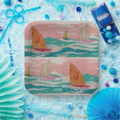 帆船紙プレート ペーパープレート (パーティー)