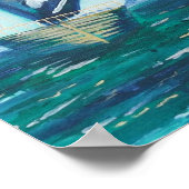 帆船絵画のポスター ポスター (角)