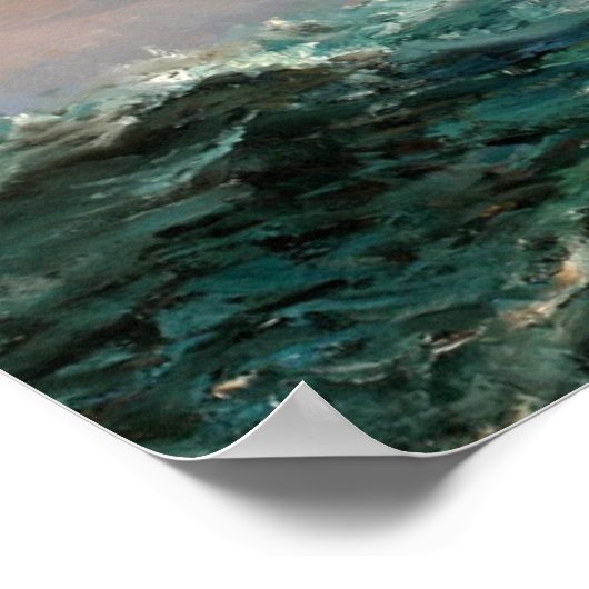 帆船絵画48 ポスター (角)