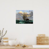 帆船絵画48 ポスター (キッチン)