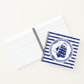 帆船航海のの紋章 ノートブック (内部)