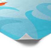 帆船航海のアート ポスター (角)