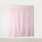 帆船航海のバチェロレッテラストトースト タペストリー (正面)