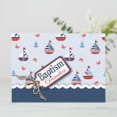 帆船航海のバプテスマ 招待状 (スタンド正面)