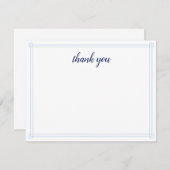 帆船航海のフラットサンキューカード サンキューカード (正面/裏面)