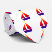 帆船航海のプリント ネクタイ (ロール)