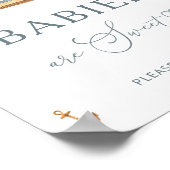 帆船航海のベビーは甘いトリートメント ポスター (角)