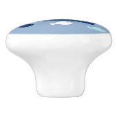 帆船航海の子供部屋引き出しプルノブ セラミックノブ (側面)