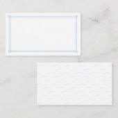 帆船航海の座席表 プレイスカード (正面/裏面)