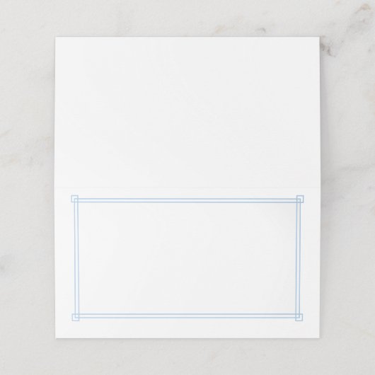 帆船航海の折り座席表 プレイスカード (外部開封)