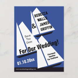 帆船航海の日付保存イベント 案内ポストカード