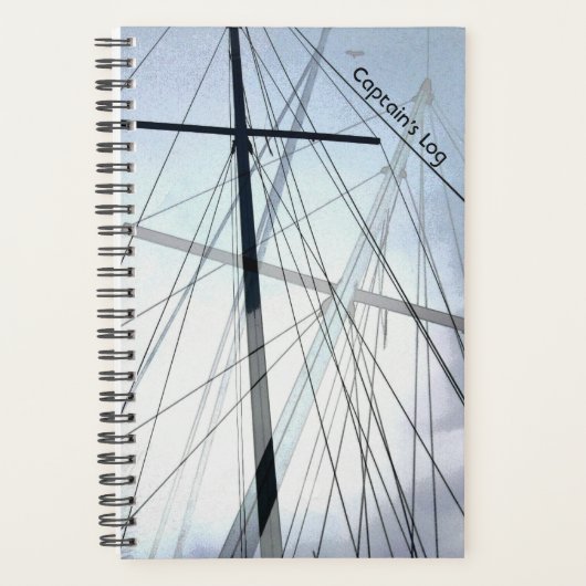 帆船航海の船船長の丸太 プランナー手帳 (正面)