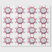 帆船航海の船 ラッピングペーパー (フラット)