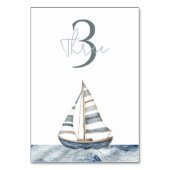 帆船航海の誕生日 テーブルナンバー (正面)