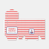 帆船航海の赤ちゃんシャワーありがとう フェイバーボックス (折り畳みなし)