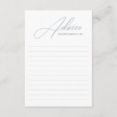 帆船航海の赤ちゃんシャワーアホイアドバイスカード アドバイスカード (正面)