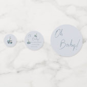 帆船航海の赤シャワーテーブル コンフェッティ (正面)