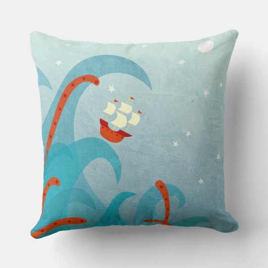 帆船航海の クッション (裏面)