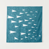 帆船航海の タペストリー (正面(横))